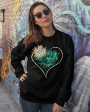 My heart belongs to my firefighter Crewneck Sweatshirt lifestyle-unisex-sweatshirt-front-3