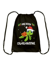 Merry Quarantine Christmas Drawstring Bag tile