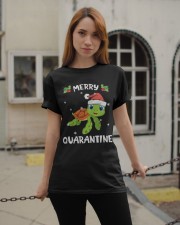 Merry Quarantine Christmas Classic T-Shirt apparel-classic-tshirt-lifestyle-19