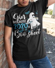 Gin because 2020 is boo sheet Classic T-Shirt apparel-classic-tshirt-lifestyle-27