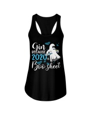 Gin because 2020 is boo sheet Ladies Flowy Tank tile