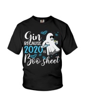 Gin because 2020 is boo sheet Youth T-Shirt tile