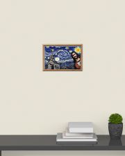Jesus Christ Starry Night 17x11 Poster poster-landscape-17x11-lifestyle-08