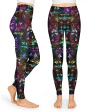 Coloful cats High Waist Leggings front