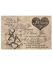 I choose you 17x11 Poster front