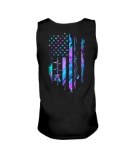 Fishing American flag Unisex Tank tile