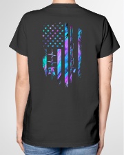 Fishing American flag Ladies T-Shirt garment-tshirt-ladies-back-01