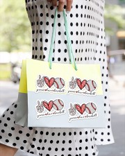 Peace Love Baseball Sticker - 4 pack (Horizontal) aos-sticker-4-pack-horizontal-lifestyle-front-24
