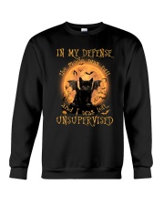 In my defense Crewneck Sweatshirt tile