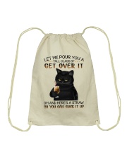 Get over it Drawstring Bag tile