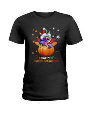 Happy Hallothanksmas Ladies T-Shirt tile