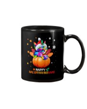 Happy Hallothanksmas Mug tile
