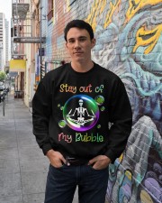 Stay out of my bubble Crewneck Sweatshirt lifestyle-unisex-sweatshirt-front-2