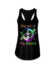 Stay out of my bubble Ladies Flowy Tank tile