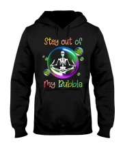 Stay out of my bubble Hooded Sweatshirt tile