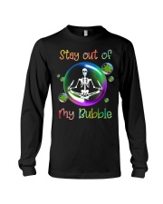 Stay out of my bubble Long Sleeve Tee tile