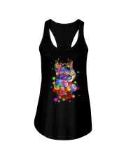 Cat Christmas Ladies Flowy Tank tile