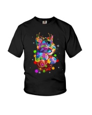 Cat Christmas Youth T-Shirt tile