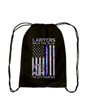Lawyers back the blue Drawstring Bag tile