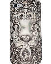 Royal Mermaid Metal Pattern Print Phone Case i-phone-8-case