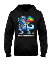 Rainbowsaurus Rex Pride day Hooded Sweatshirt tile