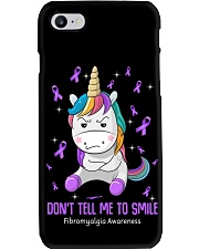 Don't tell me to smile Phone Case tile