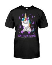 Don't tell me to smile Classic T-Shirt tile
