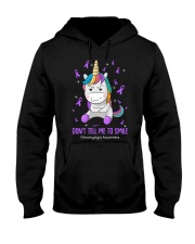 Don't tell me to smile Hooded Sweatshirt tile