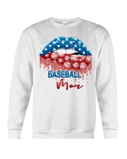 Baseball mom Independence Day Crewneck Sweatshirt front