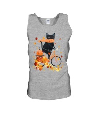 Black cat Unisex Tank tile