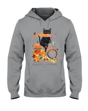 Black cat Hooded Sweatshirt tile