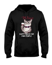 Happy water for fun people Hooded Sweatshirt tile