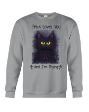 Jesus loves you Crewneck Sweatshirt tile