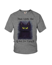 Jesus loves you Youth T-Shirt tile