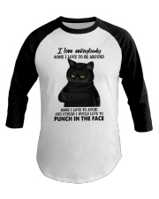 I love everybody Baseball Tee tile
