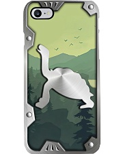 Turtle Lovers Metal Pattern Print Phone Case i-phone-8-case