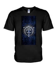 Hello darkness my old friend V-Neck T-Shirt tile