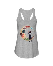 I love you to the moon and back Ladies Flowy Tank tile