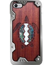Wooden Turtle Metal Pattern Print Phone Case i-phone-8-case