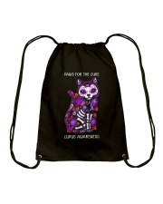 Paws for the cure Drawstring Bag tile