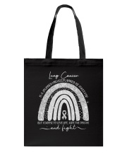 Lung cancer is a journey Tote Bag tile