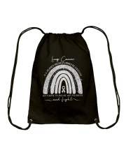 Lung cancer is a journey Drawstring Bag tile