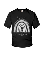Lung cancer is a journey Youth T-Shirt tile