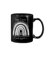 Lung cancer is a journey Mug tile