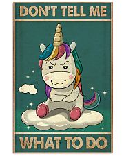 Don't tell me what to do 11x17 Poster front
