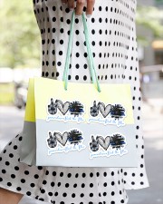 Peace Love Back the blue Sticker - 4 pack (Horizontal) aos-sticker-4-pack-horizontal-lifestyle-front-24