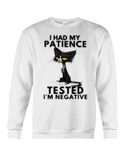 I had my patience tested Crewneck Sweatshirt front