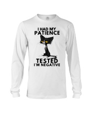 I had my patience tested Long Sleeve Tee tile