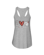 Peace love smudge lord Ladies Flowy Tank tile