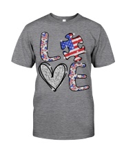 Love independence day Classic T-Shirt front